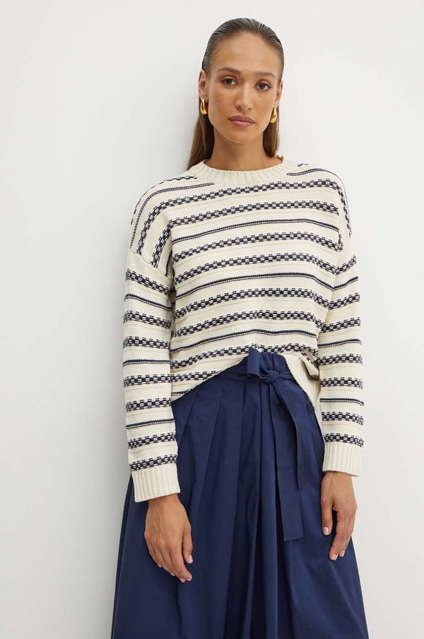Weekend Max Mara Pulover Weekend Max Mara za žene, boja: bež, 2425366151600