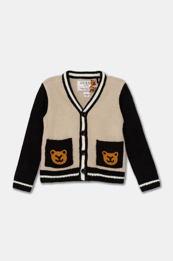 Guess Pulover za bebe Guess boja: siva, lagani, I4BR01 Z32N0
