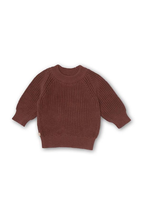 That's mine Pulover za bebe That's mine Flo Sweater 27995 boja: smeđa, topli, FLO