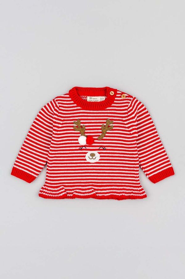 Zippy Pulover za bebe zippy boja: crvena