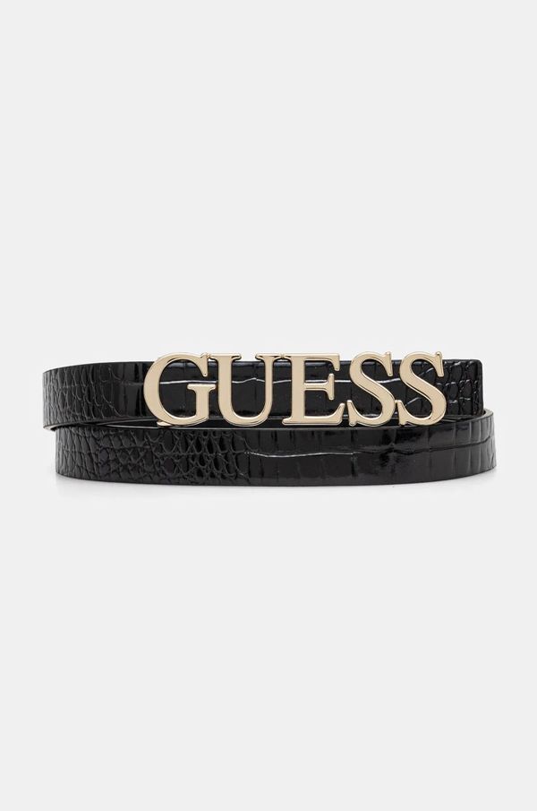 Guess Remen Guess SYLVYE za žene, boja: crna, BW9206 P5120