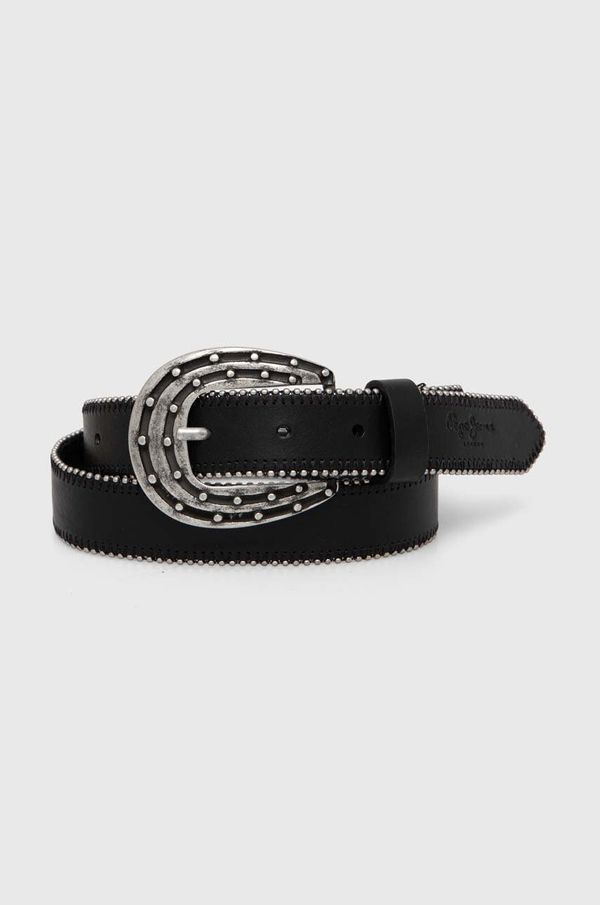 Pepe Jeans Remen Pepe Jeans REIGN BELT za žene, boja: crna, PL020857