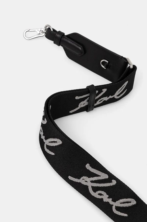 Karl Lagerfeld Remen za torbicu Karl Lagerfeld boja: crna, A1W50037