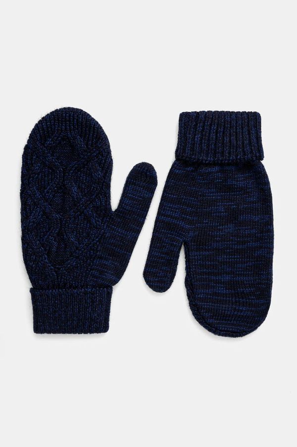 Icebreaker Rukavice Icebreaker Merino Cable Knit boja: tamno plava, IB0A573H0781