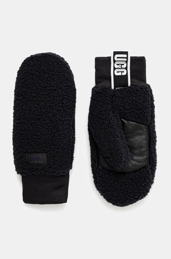 Ugg Rukavice UGG za žene, boja: crna, 101099