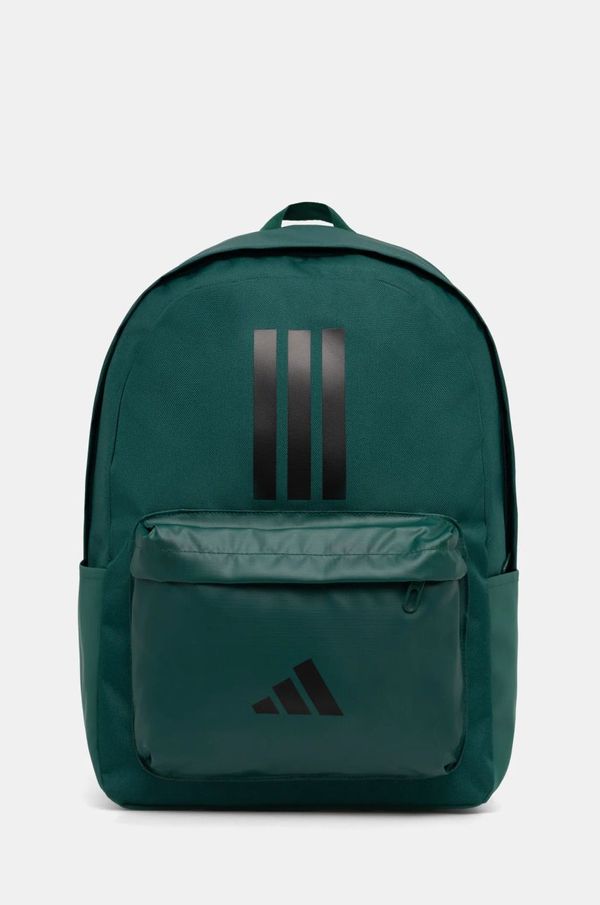 adidas Ruksak adidas CLSC BARS 3S boja: zelena, veliki, s tiskom, IS7044