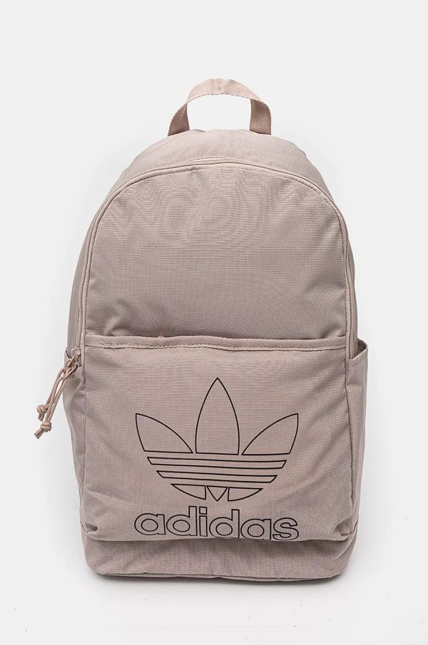 adidas Originals Ruksak adidas Originals Adicolor boja: bež, veliki, s tiskom, IX7502