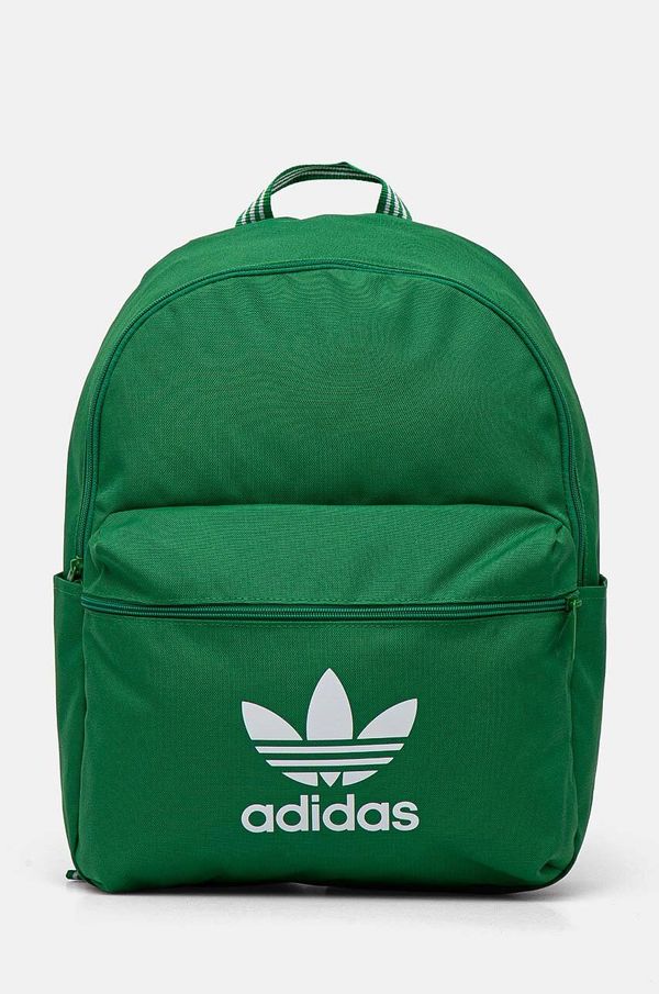 adidas Originals Ruksak adidas Originals Adicolor boja: zelena, veliki, s tiskom, IW1781
