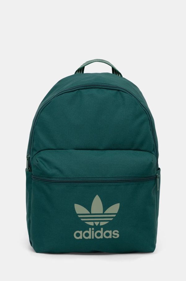 adidas Originals Ruksak adidas Originals Adicolor boja: zelena, veliki, s tiskom, JI9437