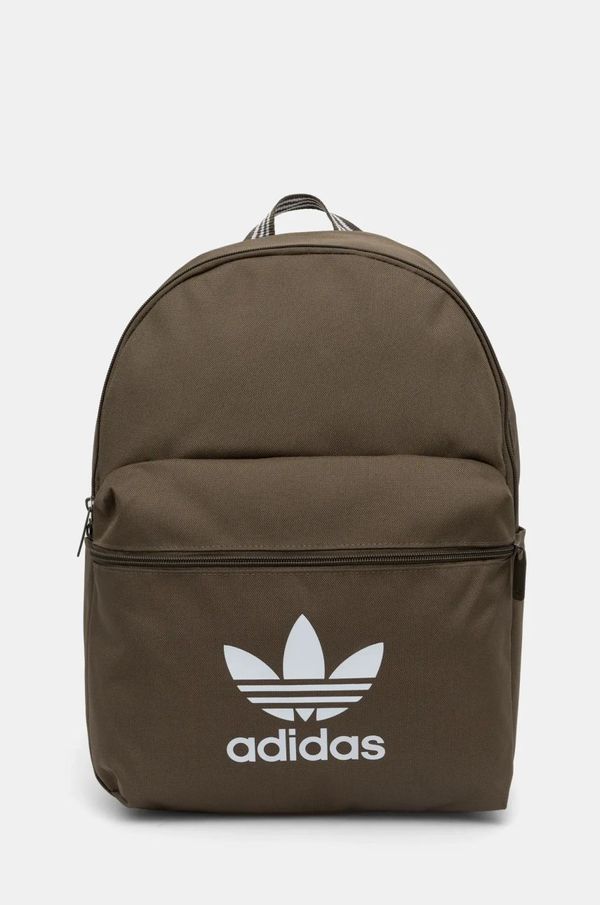 adidas Originals Ruksak adidas Originals Adicolor boja: zelena, veliki, s uzorkom, IX7460