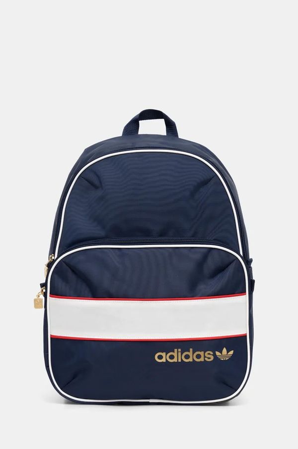 adidas Originals Ruksak adidas Originals boja: tamno plava, veliki, s tiskom, IX7436