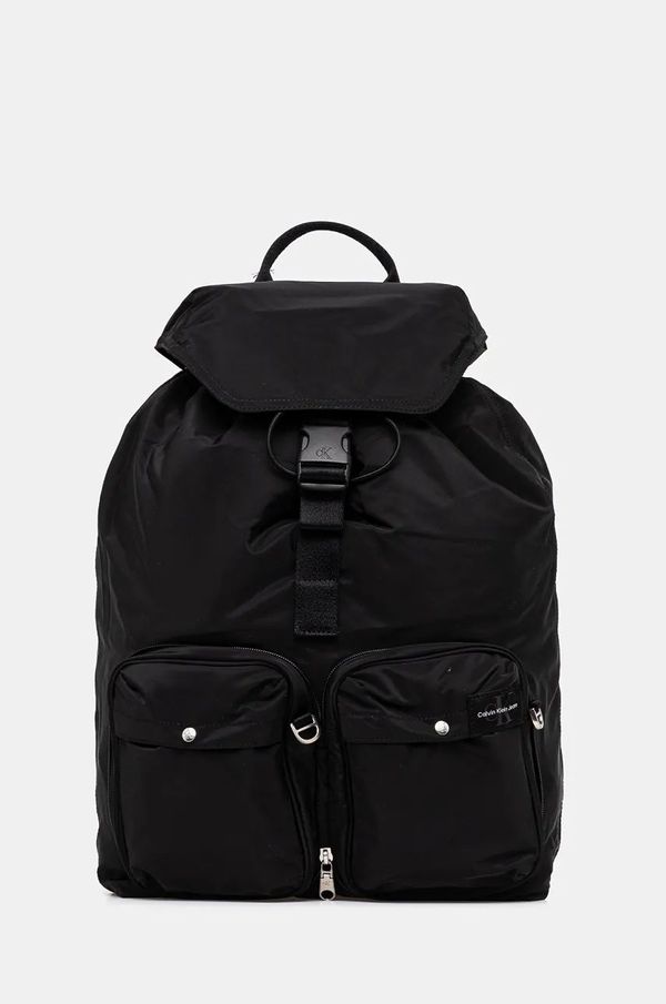 Calvin Klein Jeans Ruksak Calvin Klein Jeans za muškarce, boja: crna, veliki, bez uzorka, K50K512547