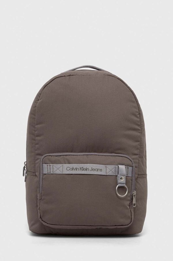 Calvin Klein Jeans Ruksak Calvin Klein Jeans za muškarce, boja: siva, veliki, bez uzorka
