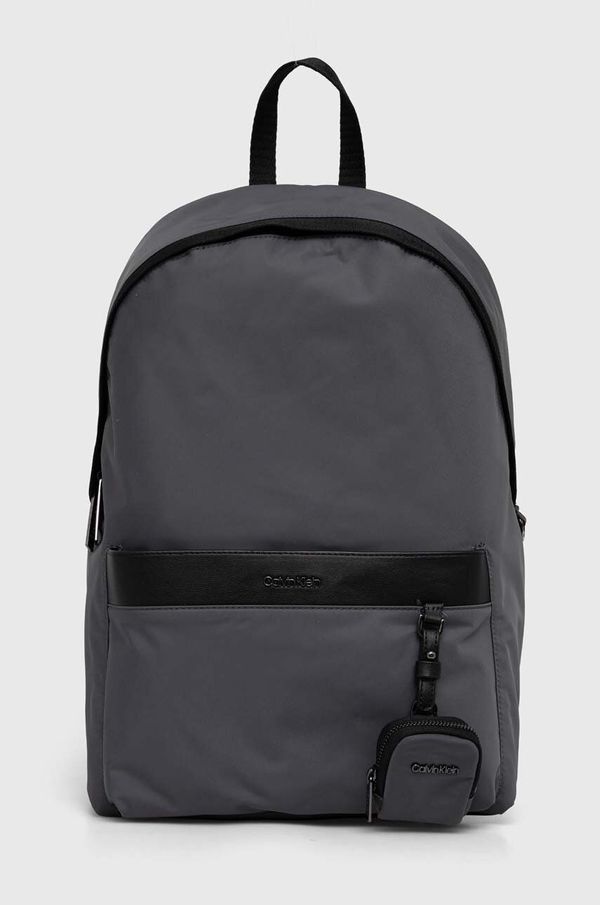 Calvin Klein Ruksak Calvin Klein za muškarce, boja: siva, veliki, bez uzorka, K50K512115