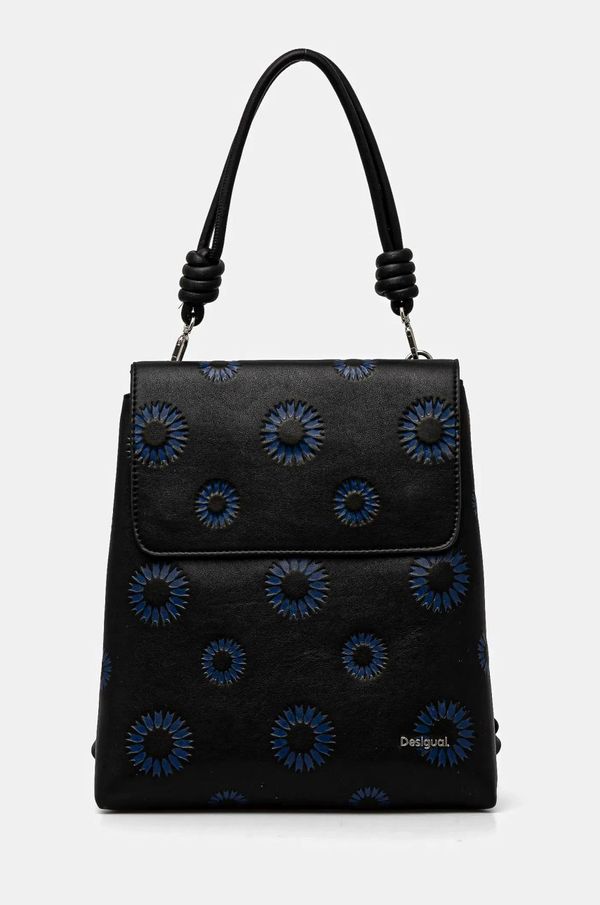 Desigual Ruksak Desigual AVALON HAMPTON za žene, boja: crna, mali, s uzorkom, 24WAKP07