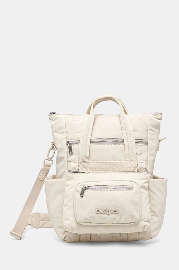 Desigual Ruksak Desigual BASIC MODULAR boja: bež, mali, bez uzorka, 24WAXY40