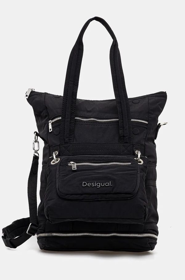Desigual Ruksak Desigual BASIC MODULAR VOYAGE za žene, boja: crna, veliki, bez uzorka, 24WAKY08