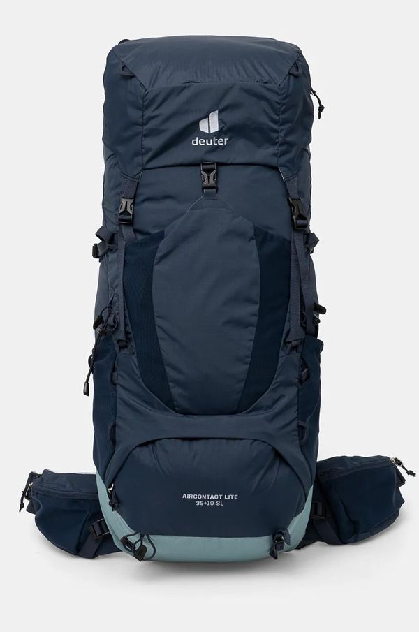 Deuter Ruksak Deuter Aircontact Lite 35 + 10 SL boja: tamno plava, veliki, s uzorkom, 334002332480