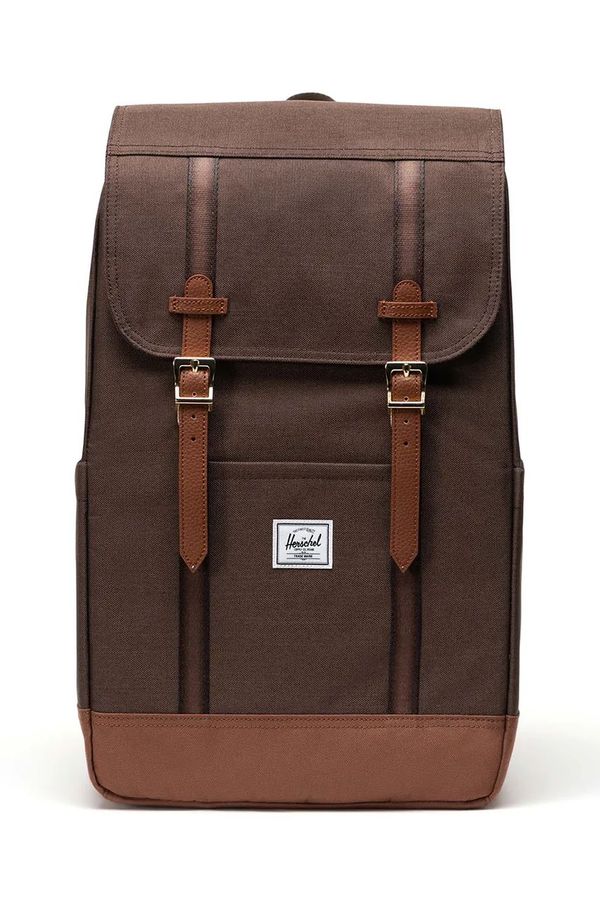 Herschel Ruksak Herschel Retreat Backpack boja: smeđa, veliki, bez uzorka, 11397-06508-OS