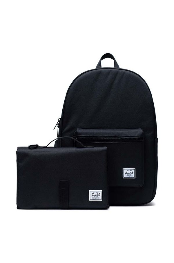 Herschel Ruksak Herschel Settlement Sprout boja: crna, veliki, bez uzorka, 10444-00001-OS
