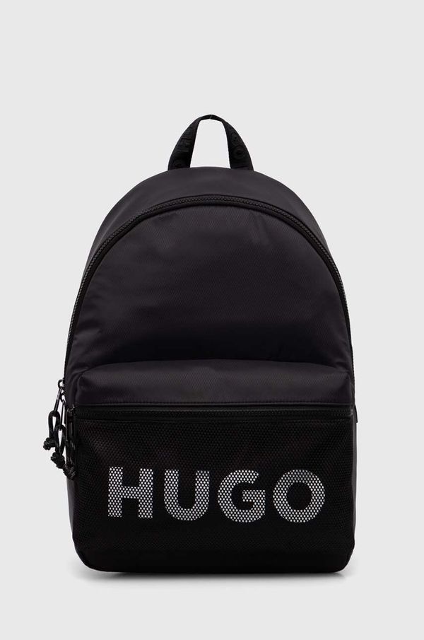 Hugo Ruksak HUGO za muškarce, boja: crna, veliki, s tiskom, 50523494