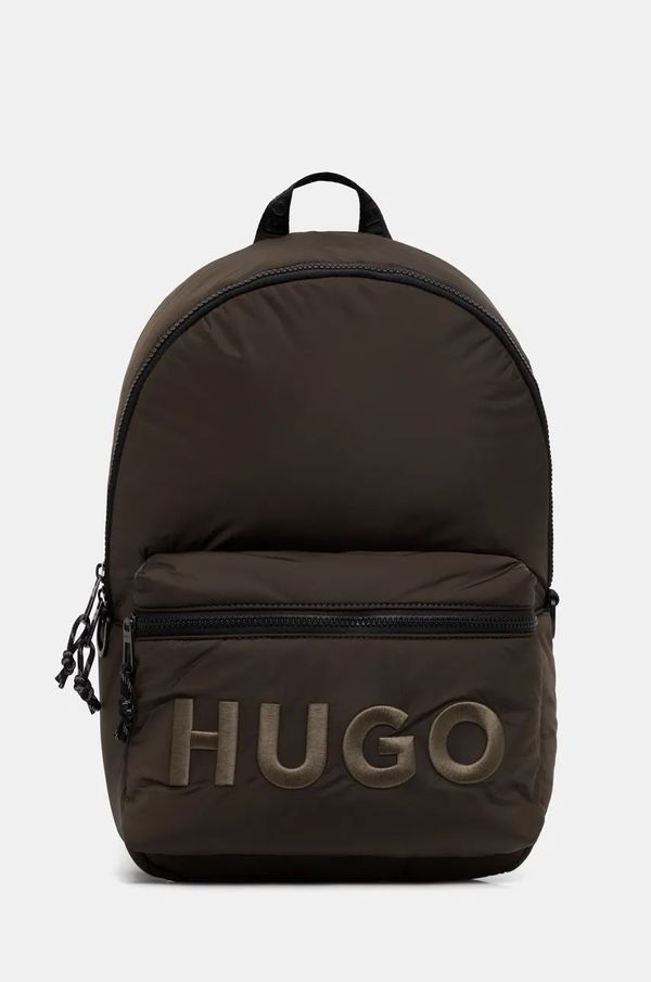 Hugo Ruksak HUGO za muškarce, boja: zelena, veliki, s aplikacijom, 50529437