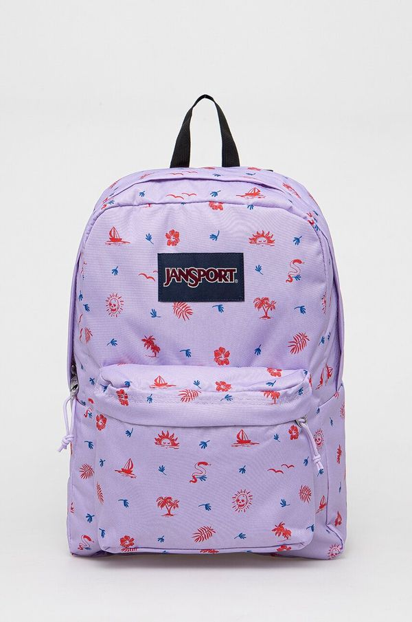 Jansport Ruksak Jansport boja: ljubičasta, veliki, s uzorkom