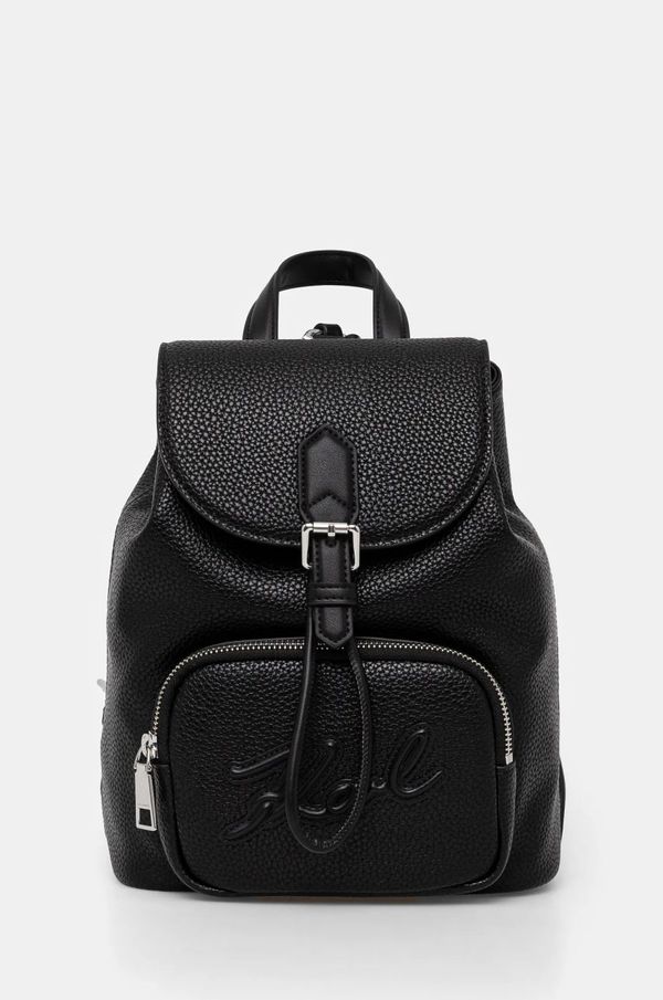 Karl Lagerfeld Ruksak Karl Lagerfeld za žene, boja: crna, mali, bez uzorka, A1W30147