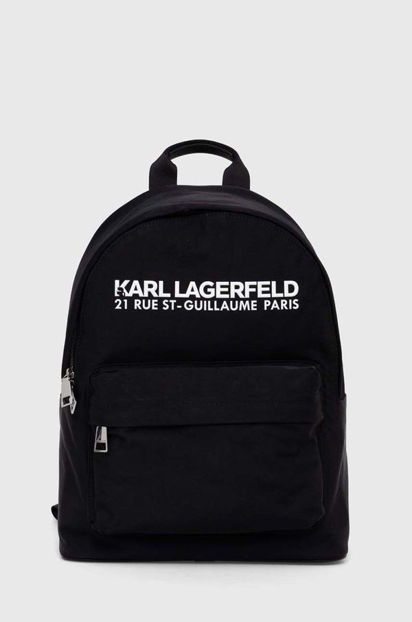 Karl Lagerfeld Ruksak Karl Lagerfeld za žene, boja: crna, veliki, bez uzorka