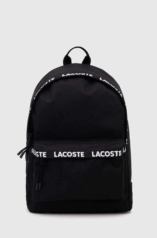 Lacoste Ruksak Lacoste boja: crna, veliki, bez uzorka