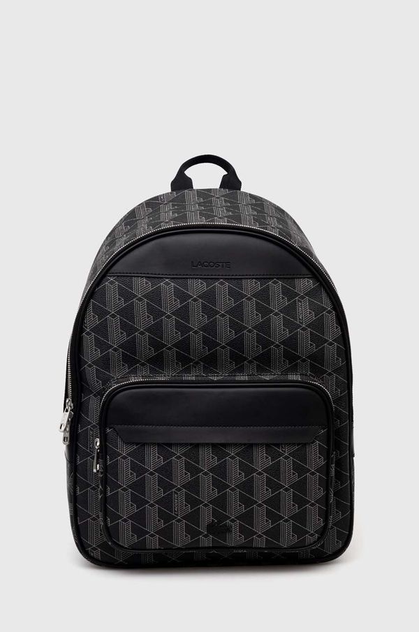 Lacoste Ruksak Lacoste boja: crna, veliki, s uzorkom