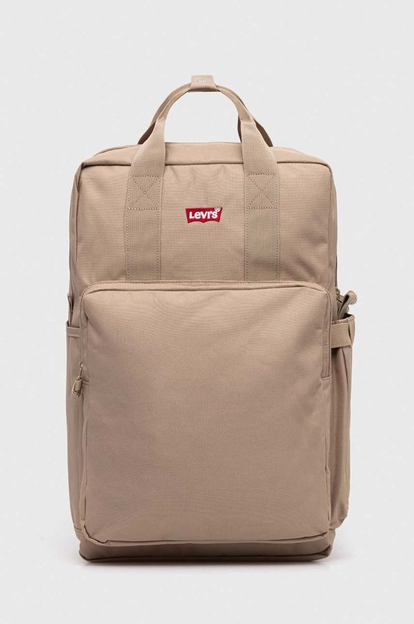 Levi's Ruksak Levi's boja: bež, veliki, bez uzorka