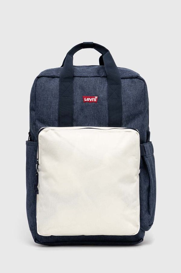 Levi's Ruksak Levi's boja: tamno plava, veliki, bez uzorka, D7572-0017