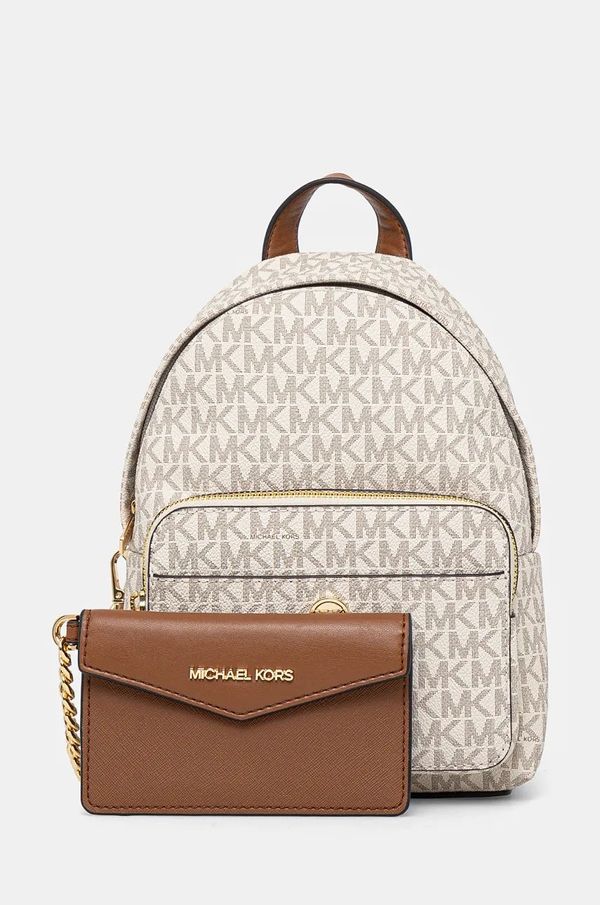 MICHAEL Michael Kors Ruksak MICHAEL Michael Kors za žene, boja: bež, mali, s uzorkom, 35F3G5MB0B