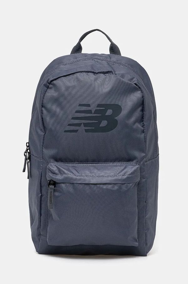 New Balance Ruksak New Balance boja: siva, veliki, bez uzorka, LAB23097AGY