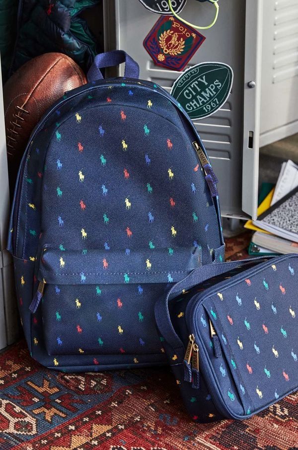 Polo Ralph Lauren Ruksak Polo Ralph Lauren boja: tamno plava, veliki, s uzorkom