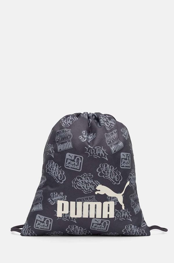 Puma Ruksak Puma Phase Small Gym Sack boja: siva, s uzorkom, 901900