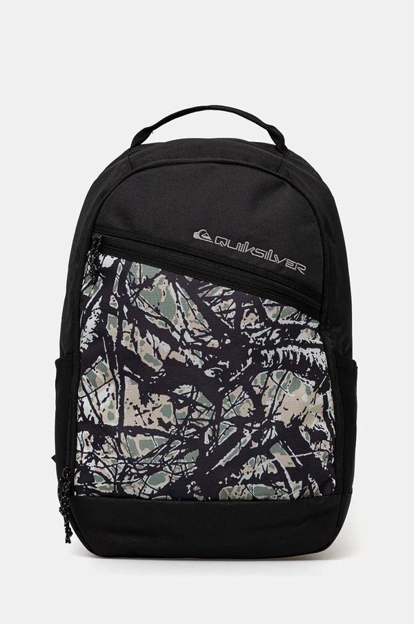 Quiksilver Ruksak Quiksilver Schoolie 2.0 za muškarce, boja: crna, veliki, s uzorkom, AQYBP03163