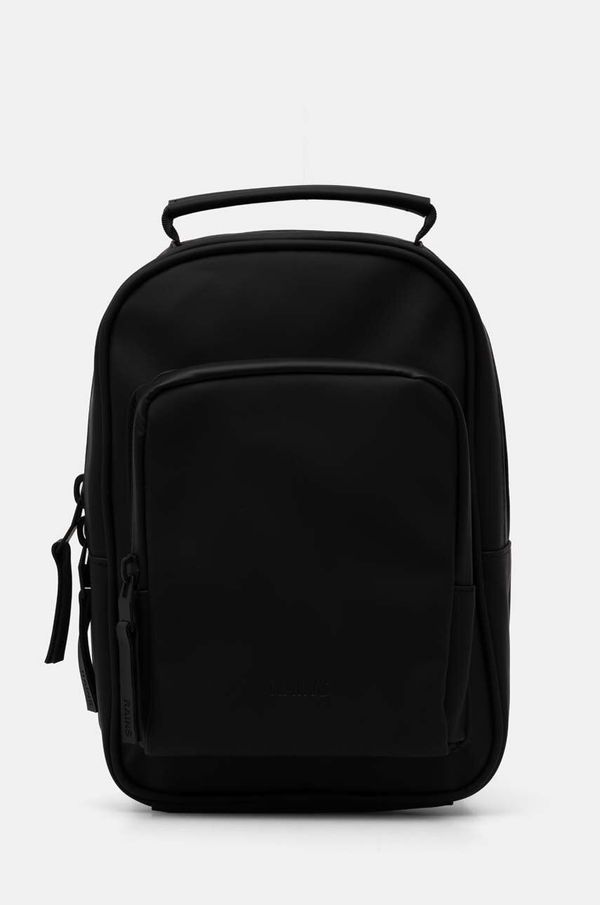 Rains Ruksak Rains Book Daypack Mini W3 boja: crna, mali, bez uzorka, 13690-01