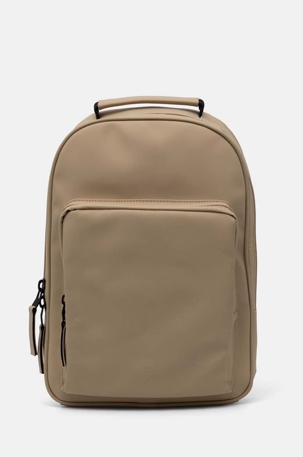 Rains Ruksak Rains Book Daypack W3 boja: bež, veliki, bez uzorka, 13260-24