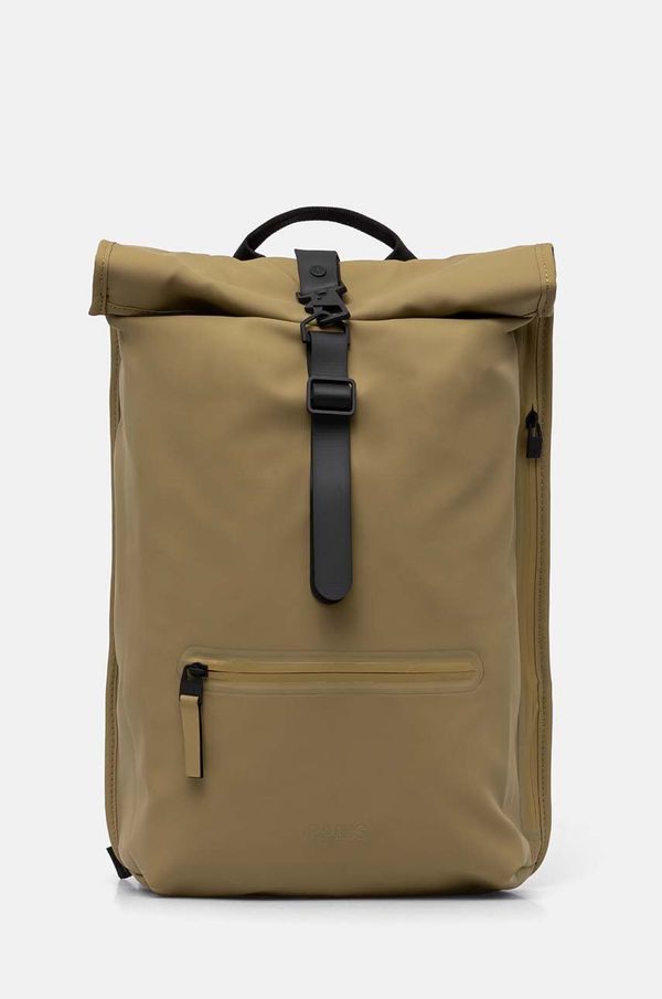 Rains Ruksak Rains MSN Bag W3 boja: zelena, veliki, bez uzorka, 13300-44