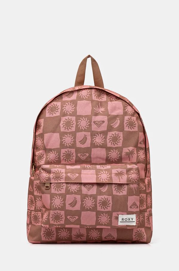 Roxy Ruksak Roxy Sugar Baby Printed za žene, boja: narančasta, veliki, s uzorkom, ERJBP04784