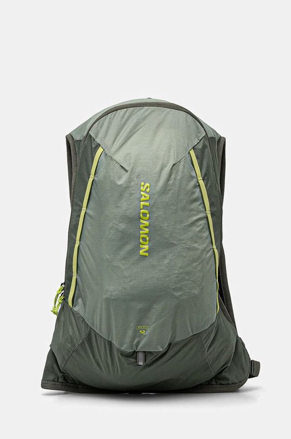 Salomon Ruksak Salomon Cross 12 boja: zelena, veliki, s tiskom, LC2463700