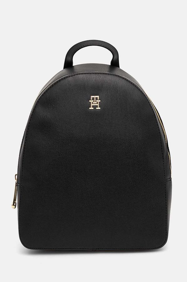Tommy Hilfiger Ruksak Tommy Hilfiger za žene, boja: crna, mali, bez uzorka, AW0AW16440