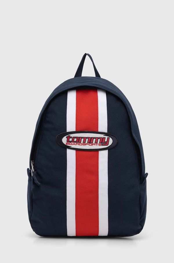 Tommy Jeans Ruksak Tommy Jeans za muškarce, boja: tamno plava, veliki, s uzorkom