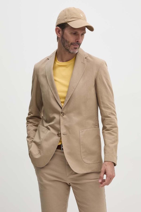 Tommy Hilfiger Sako s dodatkom lana Tommy Hilfiger boja: bež, MW0MW35212