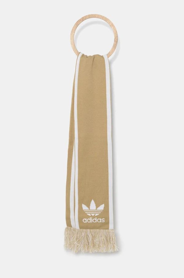 adidas Originals Šal adidas Originals boja: zelena, s uzorkom, JG6121