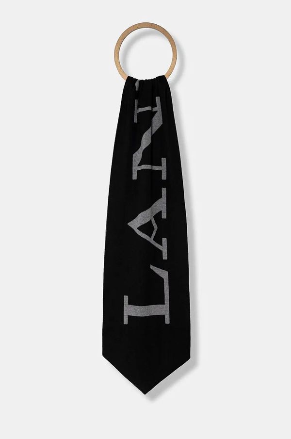 Lanvin Šal Lanvin za žene, boja: crna, s uzorkom, 6L318E.U7713