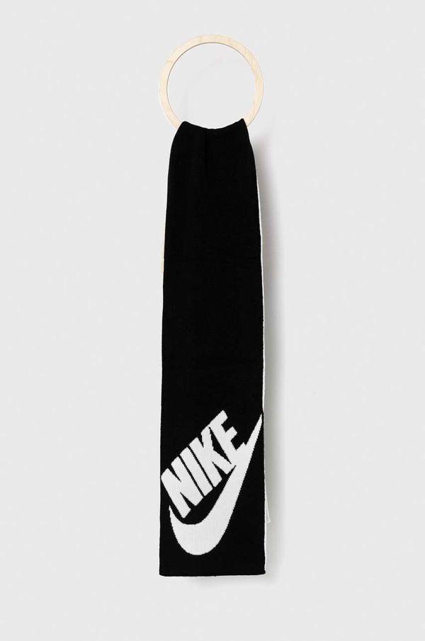 Nike Šal Nike boja: crna, s uzorkom