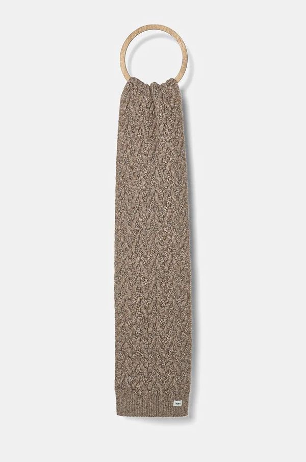 Pepe Jeans Šal Pepe Jeans WALLIS SCARF za žene, boja: bež, melanž, PL060195